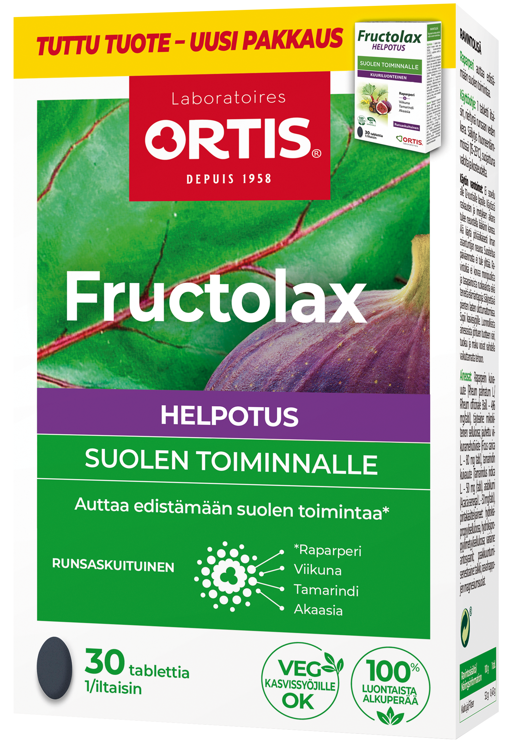 Fructolax vatsan toiminnalle