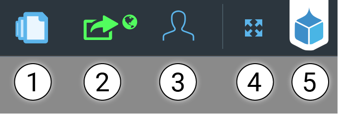 LiquidBlox editor page managing options