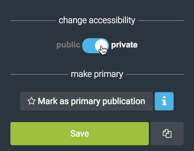 LiquidBlox page manager - making a website private