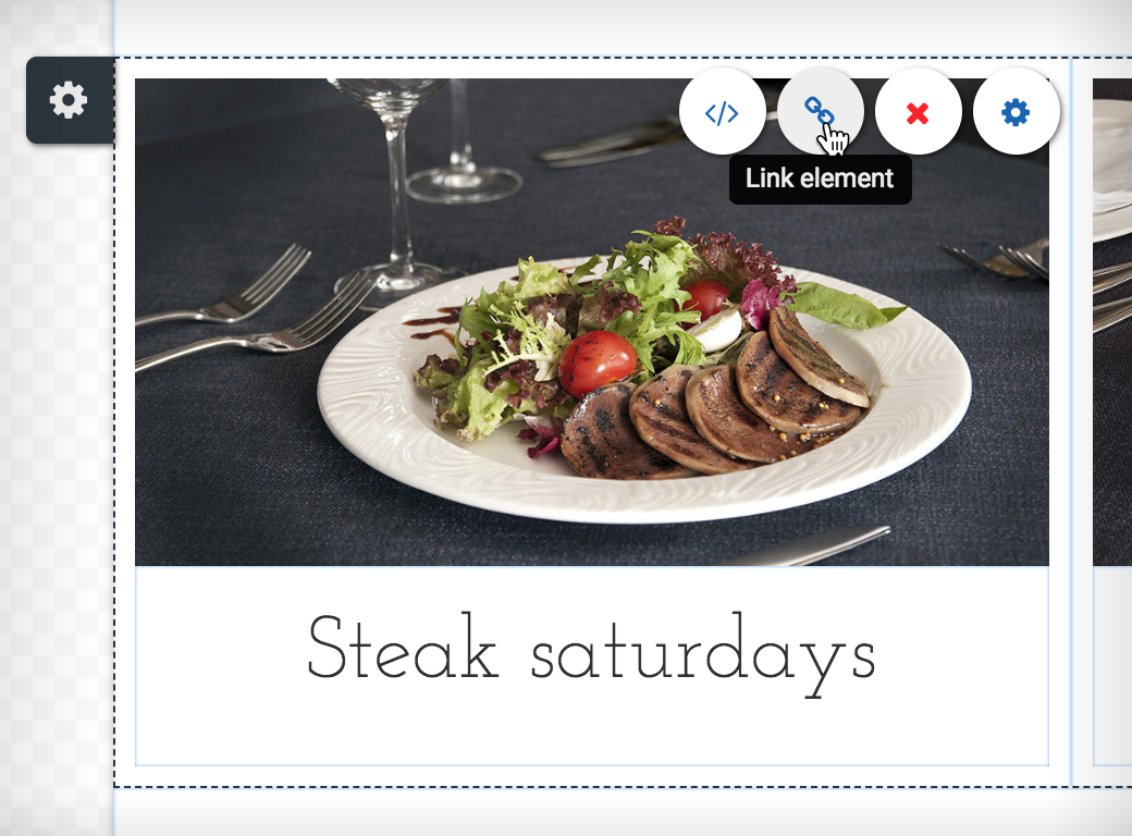 LiquidBlox editor - Content block linking