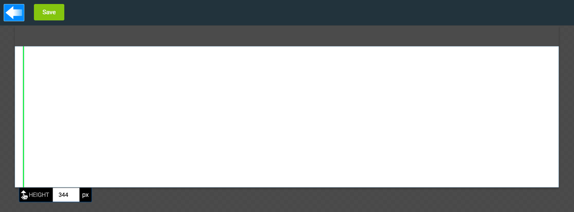LiquidBlox editor - editing block height
