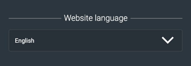 LiquidBlox cookie banner - cookie banner language settings