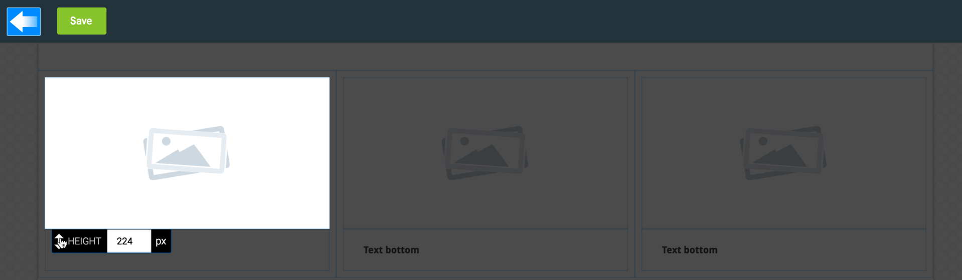 LiquidBlox editor - adjusting image height for list items