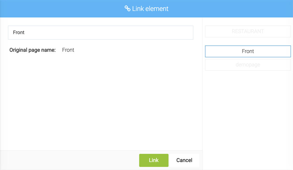 LiquidBlox editor - renaming generated links