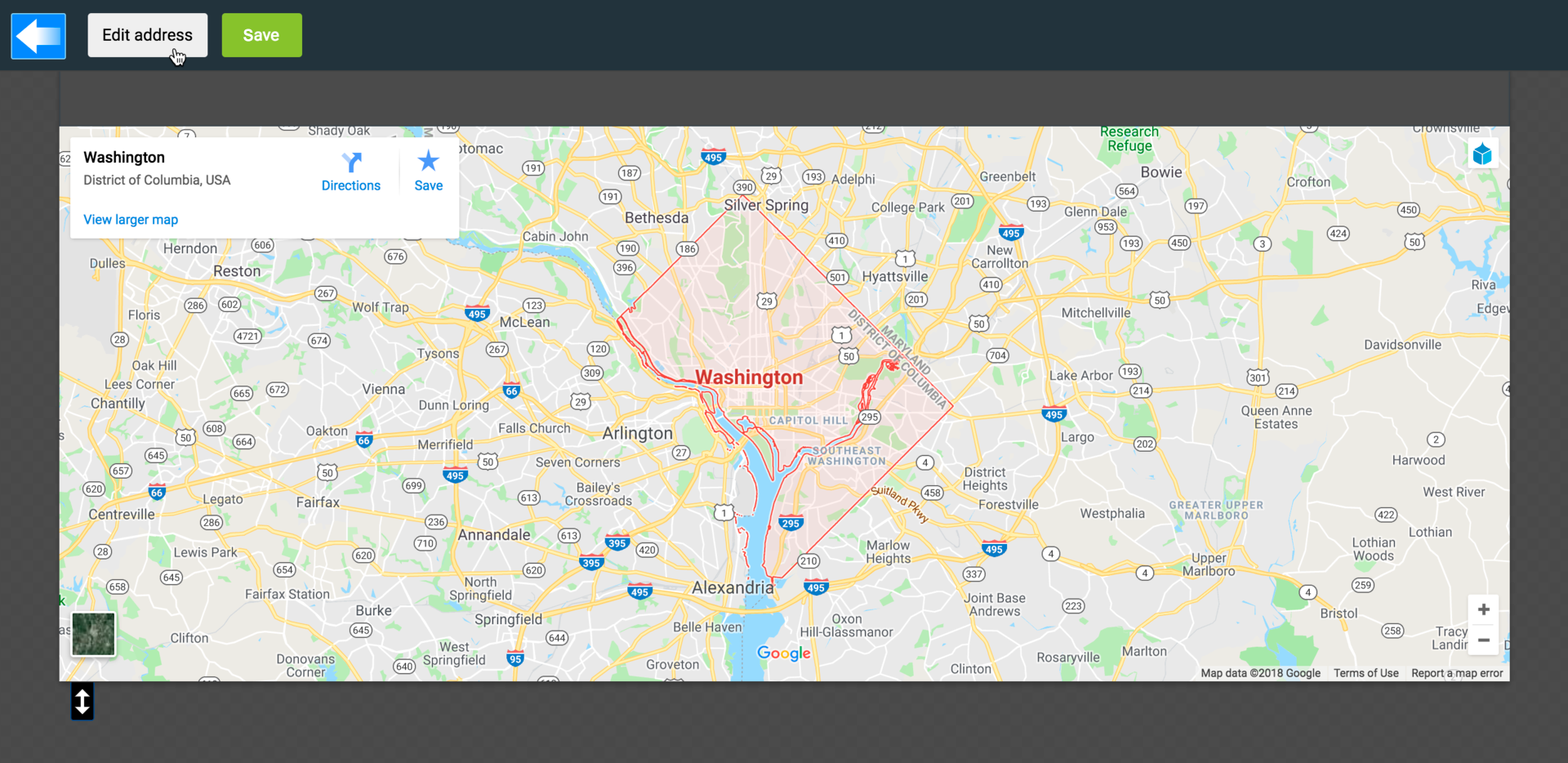 Adding Google map to your website with LiquidBlox editor