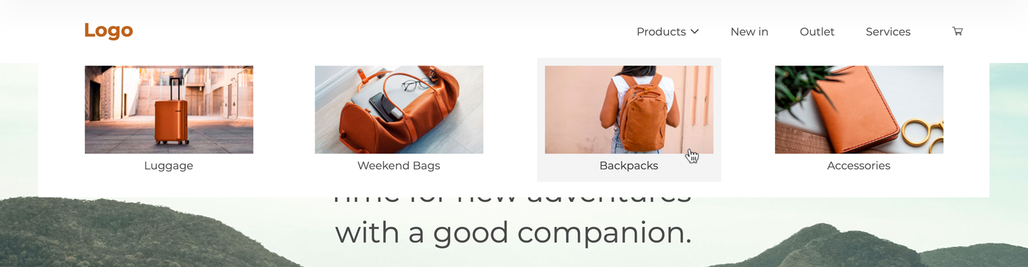 LiquidBlox editor - creating a mega menu