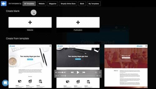using website templates