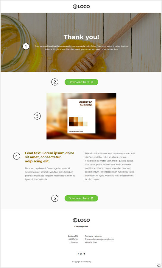 Capturing leads with LiquidBlox landing page is easy and quick