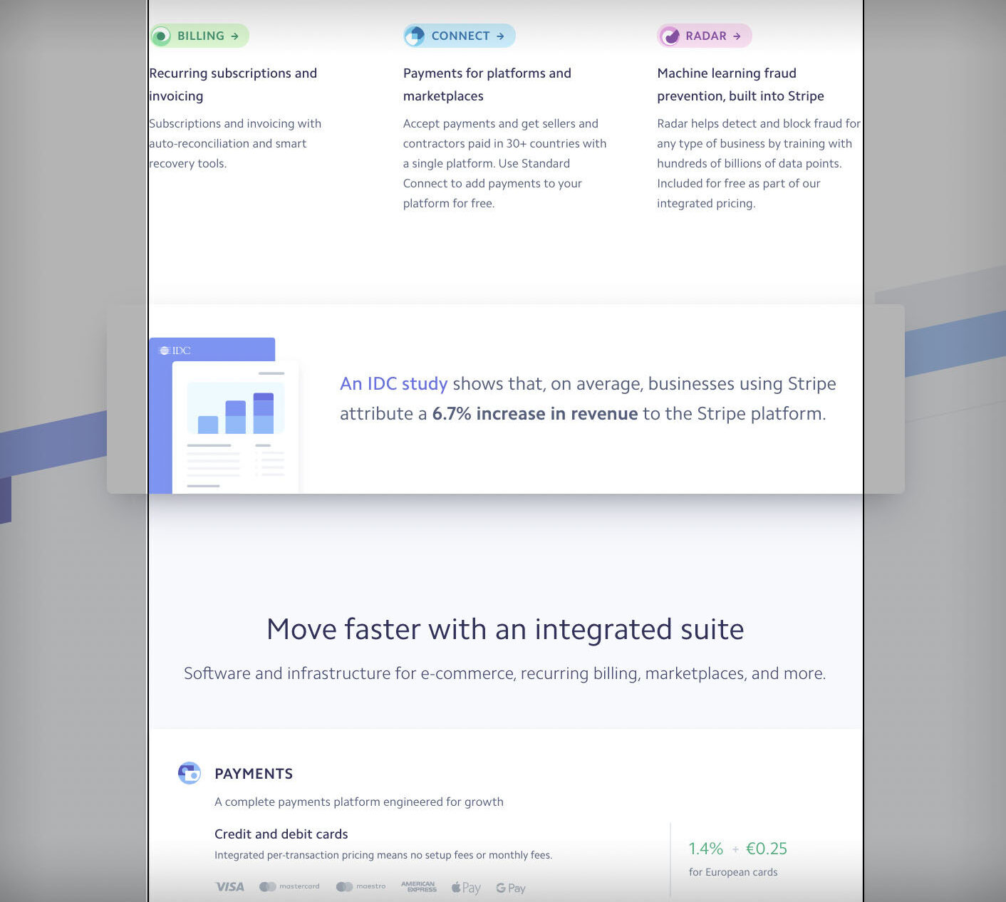 Alignment in web design example 1