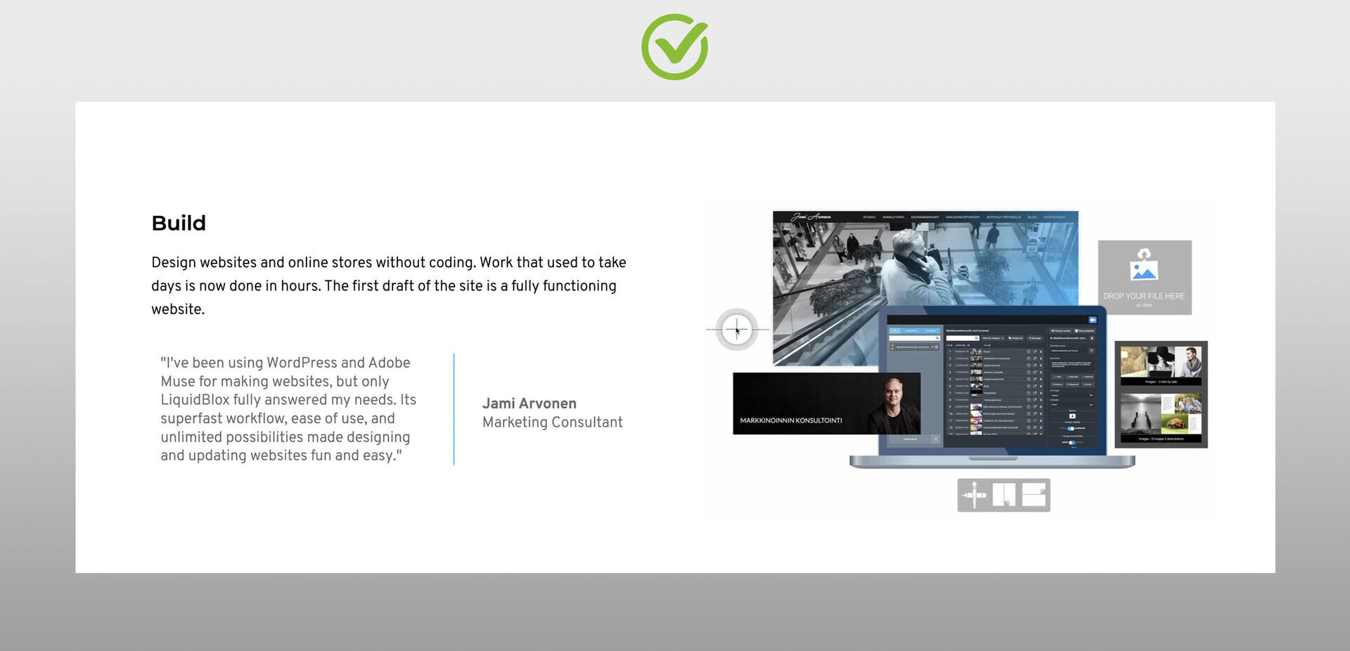 White space in web design done right