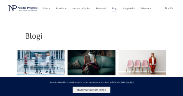 Blogi - Nordic Progress