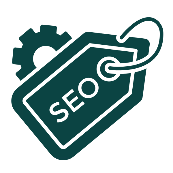 Lappu jossa lukee SEO.