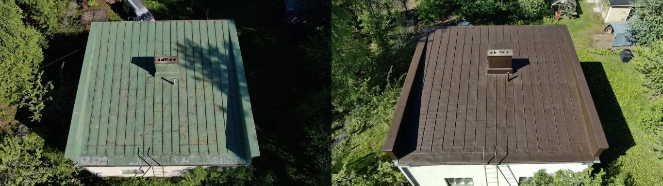 Maalattu peltikatto Lappeenranta