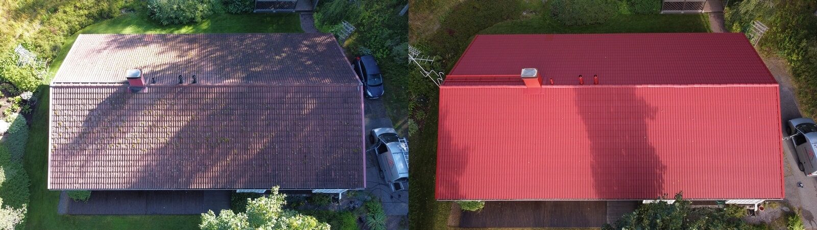 Pinnoitettu tiilikatto ridasjärvi