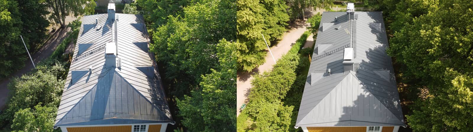 Peltikaton maalaus Riihimäki