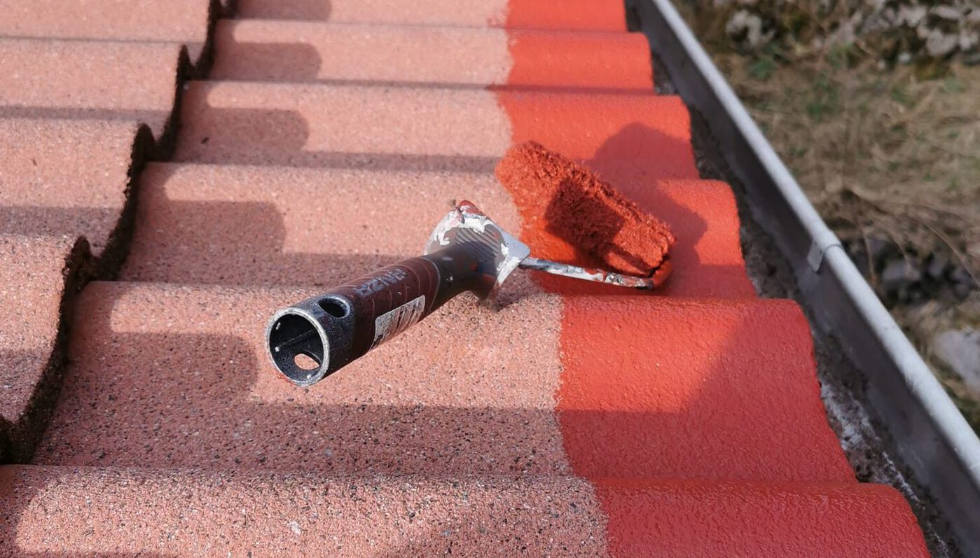 Tiilikaton reunojen maalaus hyvinkäällä