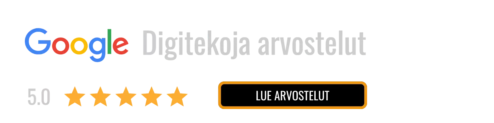 Digitekoja arvostelut Googlessa