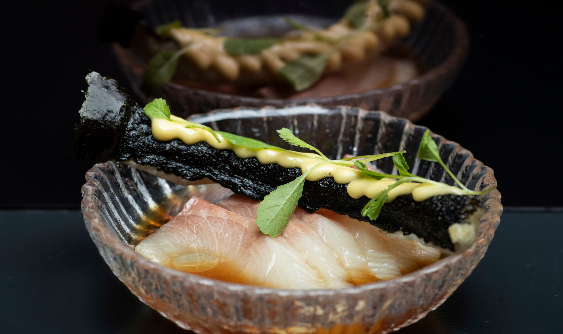 Keltapyrstöpiikkimakrillia ja umamisoijaa