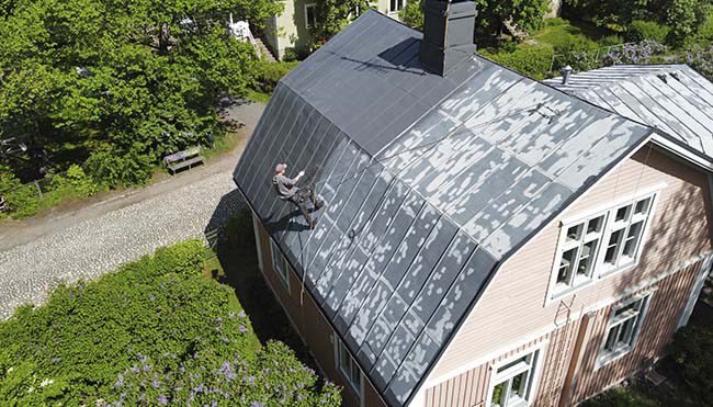 Peltikaton maalaus Riihimäki